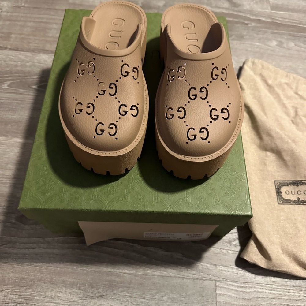 Gucci Rubber Mules